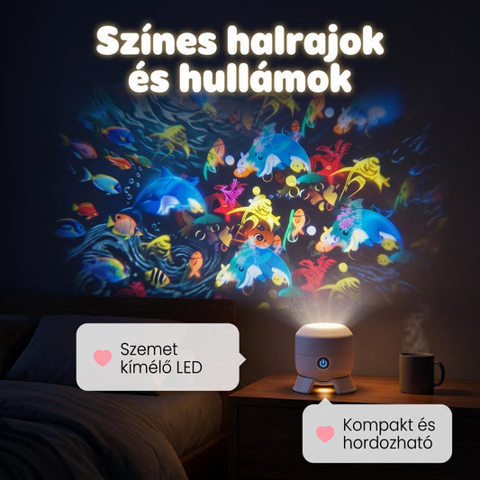 đ„ł2026-os nagy akciĂłđŹ ForgĂł LED-projektor dinamikus fĂ©nyeffektusokkal.