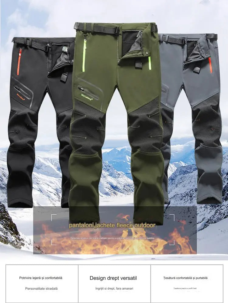 【🎁Karácsonyi ajánlat🎄】【S-5XL】2025 Új Őszi és Téli Férfi Kültéri Vízálló és Meleg Bársony Overallok