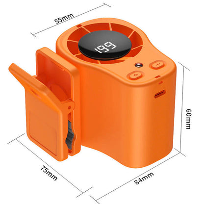 😓 A nagy hőségben már alig bírod ki? Ez a ventilátor mindig veled tart! Kézmentes személyes hűtőventilátor LED-kijelzővel