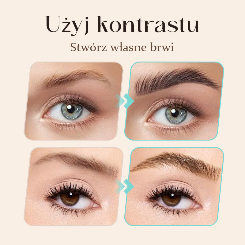 【🔥Kup 1 i otrzymaj 1 gratis】☔Wysokiej jakości wodoodporna kredka do brwi 4 Fork