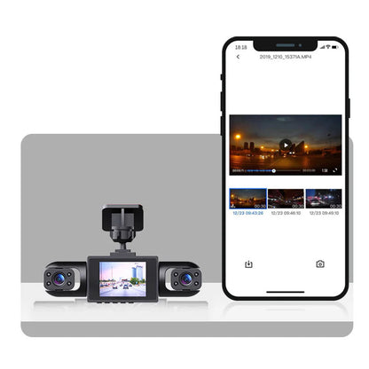 4 Objektíves Autós Kamera 360°-os Látószöggel | 📷HD 1080P Éjjellátó📷