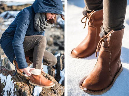 🔥50% kedvezmény ma - Ne hagyd ki ezeket az ergonomikusan tervezett ortopéd cipőket - téli polár bélés + kézzel varrott👞