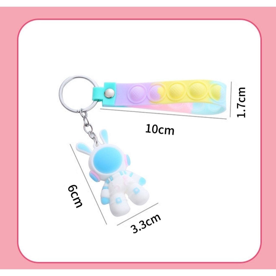 Űrnyúl strici kulcstartó