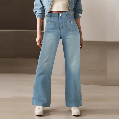 [🔥Több mint 10 000 ember ajánlotta] Hasformáló, széles szárú tengerésznadrág