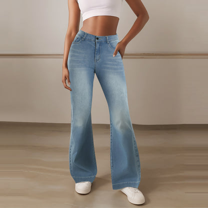 [🔥Több mint 10 000 ember ajánlotta] Hasformáló, széles szárú tengerésznadrág