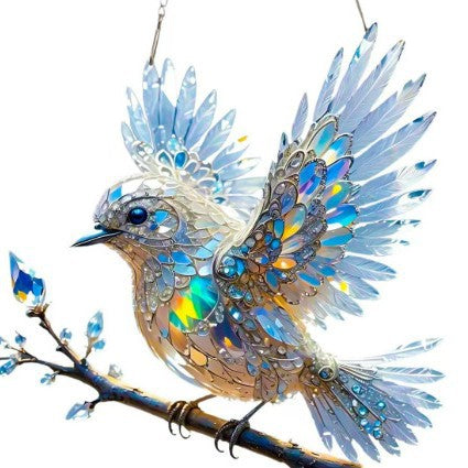 🎁🐦Sky Bluebird kristályművészeti ékszerek