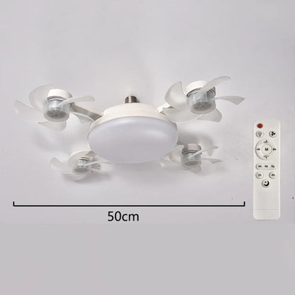 🔥🌀 Mennyezeti ventilátor beépített LED lámpával, praktikus távirányítóval otthoni szobákhoz ✨