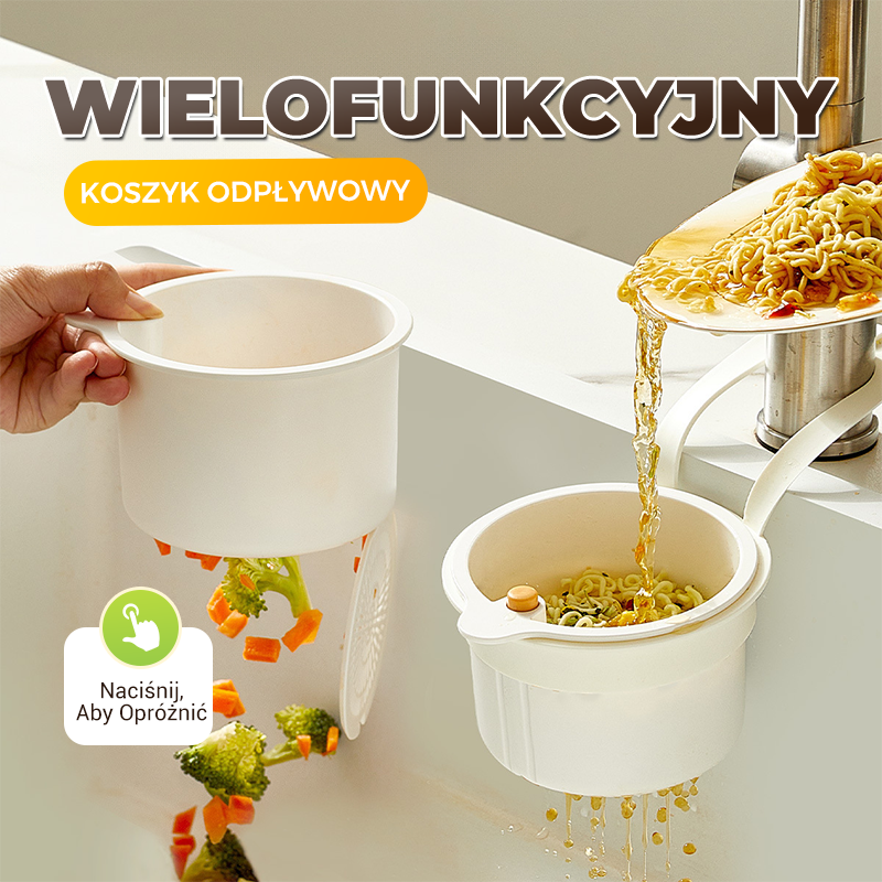 🔥Wielofunkcyjny koszyk odpływowy do zlewu kuchennego