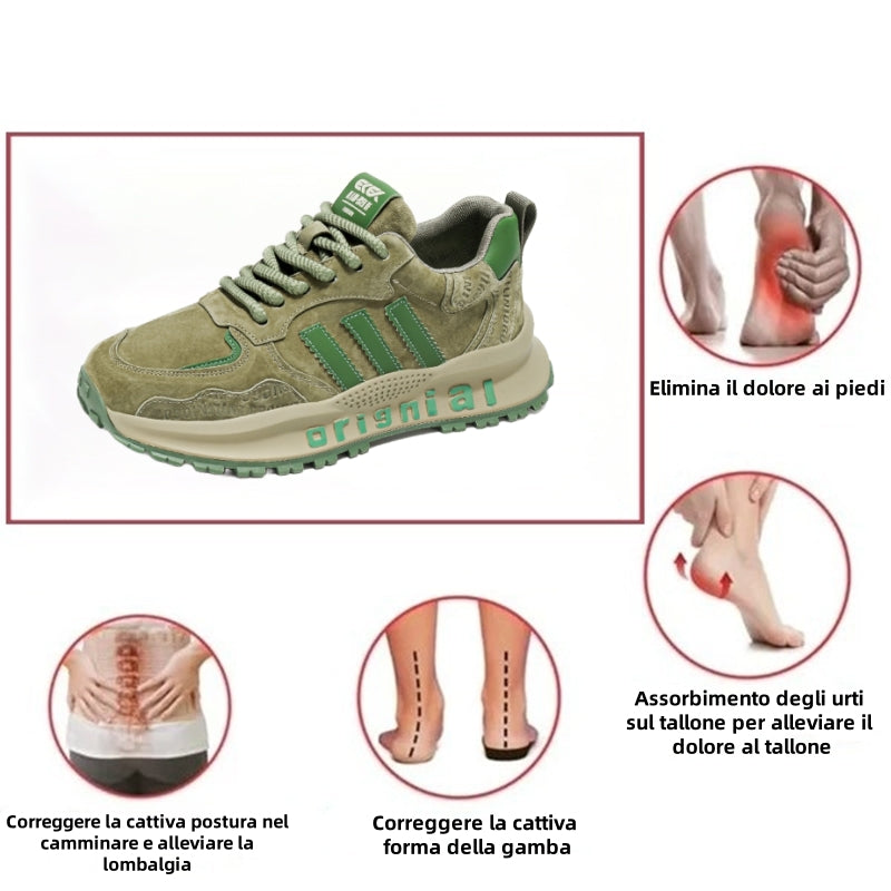 【⏰50% kedvezmény ma - Ne hagyja ki】 Ergonomikus kialakítású ortopéd cipők - Kiváló minőségű bőr + kézzel varrott 👞