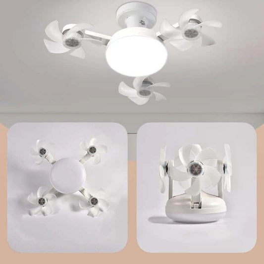 🔥🌀 Mennyezeti ventilátor beépített LED lámpával, praktikus távirányítóval otthoni szobákhoz ✨