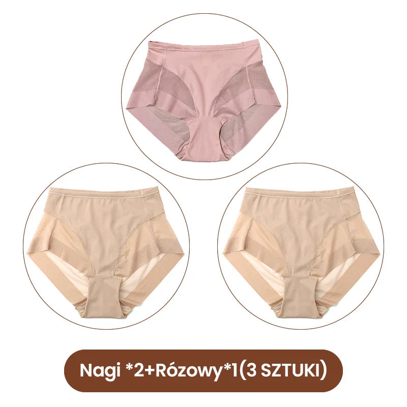 🔥Kup 2 i Otrzymaj 1 za Darmo🔥Damski Bezszwowy Zestaw Majtek Kształtujących O Wysokiej Talii