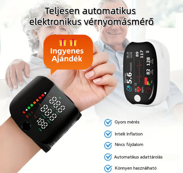 Clinclii™ GlucoSense lézeres vércukorszintmérő készülék