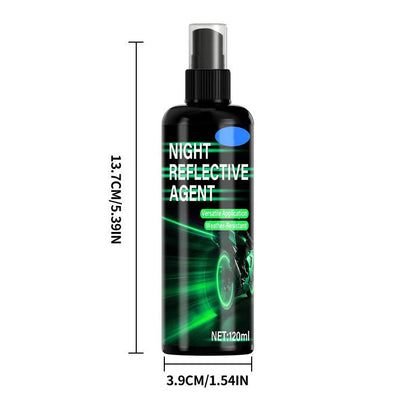 🌙✨ Reflektáló spray Éjszakai láthatóság Erős fényvisszaverő réteg –🛡️ Búcsú a sötét veszélyektől 🧥
