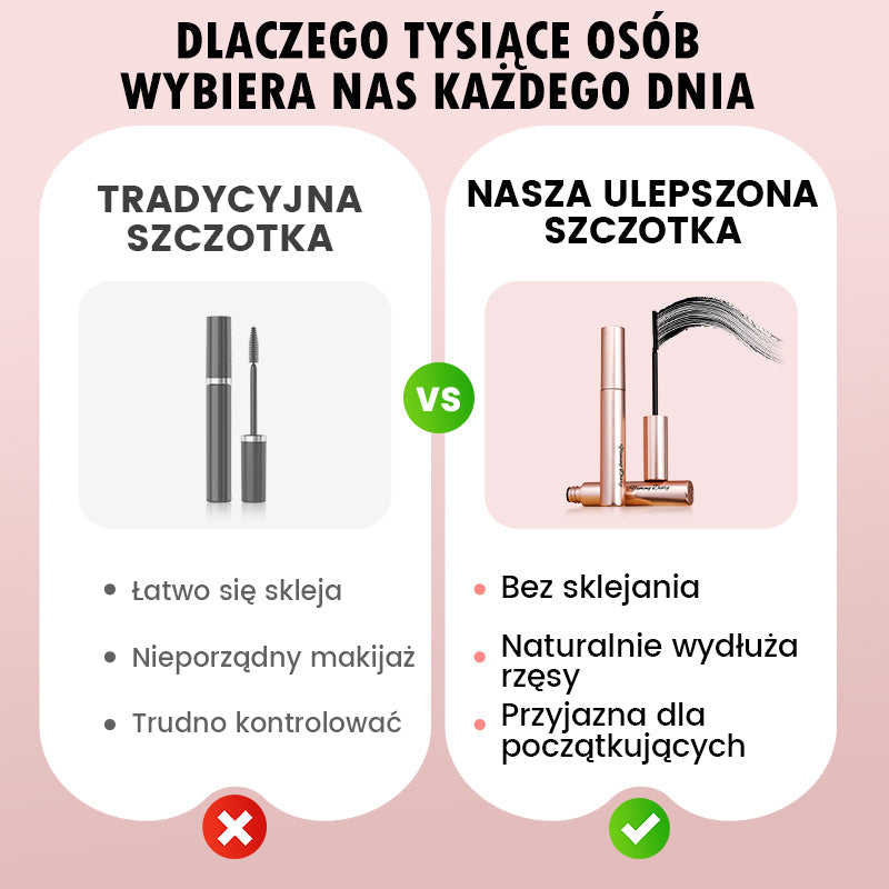 【✨Kup 3 i otrzymaj 5 gratis】Nowy tusz wydłużający i podkręcający rzęsy