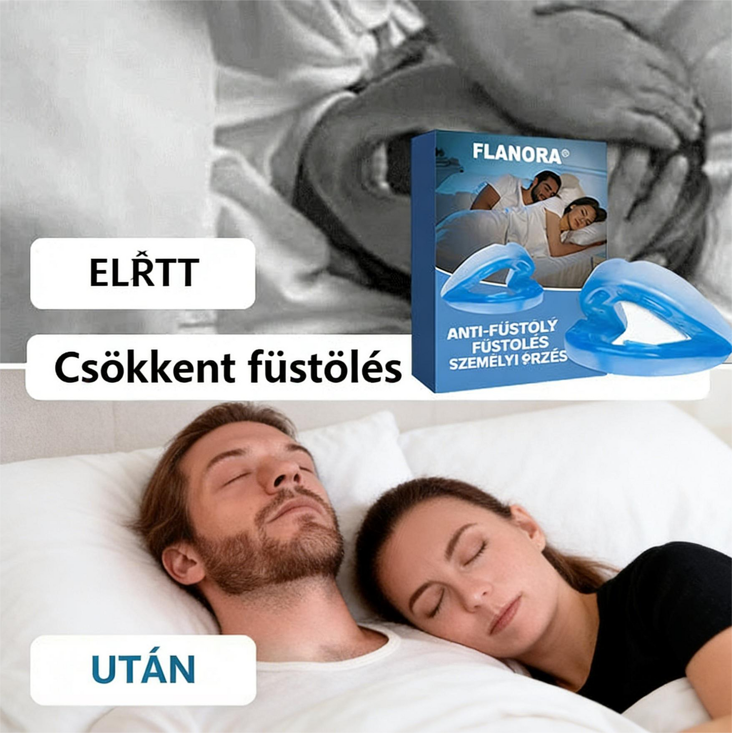 🎁Vásárolj egyet, kapsz egyet ingyen😴 Flanora horkolásgátló készülék