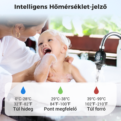 Hőmérsékletmérő – azonnal megjeleníti a hőmérsékletet!