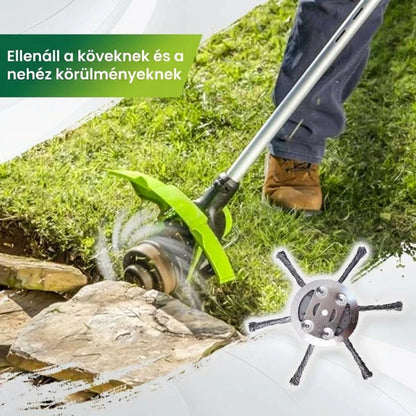 Cserélhető fűkasza / trimmer vágófej – acél vágófej fűnyíráshoz