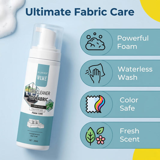 🧼✨ Erőteljes habos tisztítószer szövetekhez ✅