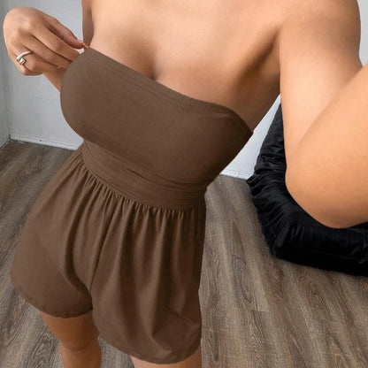 Elegáns Pánt Nélküli Bodycon Jumpsuit