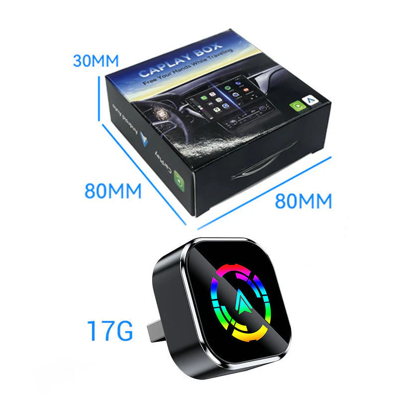 2 az 1-ben vezeték nélküli adapter iPhone-hoz és Android Auto-hoz