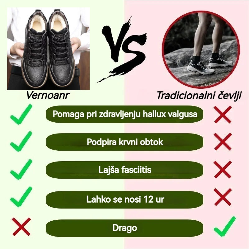 🔥Ma 70% kedvezmény korlátozott ideig - Kényelmes olasz téli lábbeli VERNOAN®. ✅ Csúszásmentes és meleg. Kézzel készített marhabőrből.