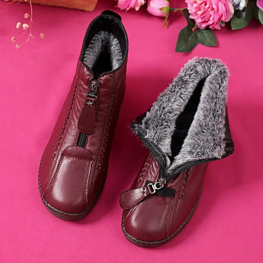 đ„UtolsĂł napi akciĂł â 50% kedvezmĂ©ny - NĆi csĂșszĂĄsgĂĄtlĂł bokacsizma termĂ©szetes bĆrbĆl