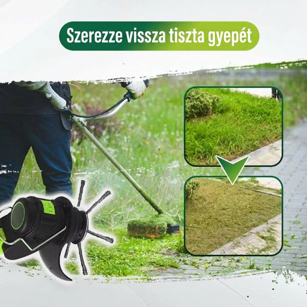 Cserélhető fűkasza / trimmer vágófej – acél vágófej fűnyíráshoz