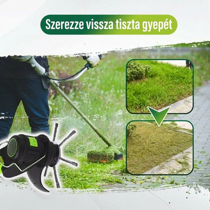 Cserélhető fűkasza / trimmer vágófej – acél vágófej fűnyíráshoz