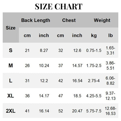 Téli kutyakabát hátul cipzárral