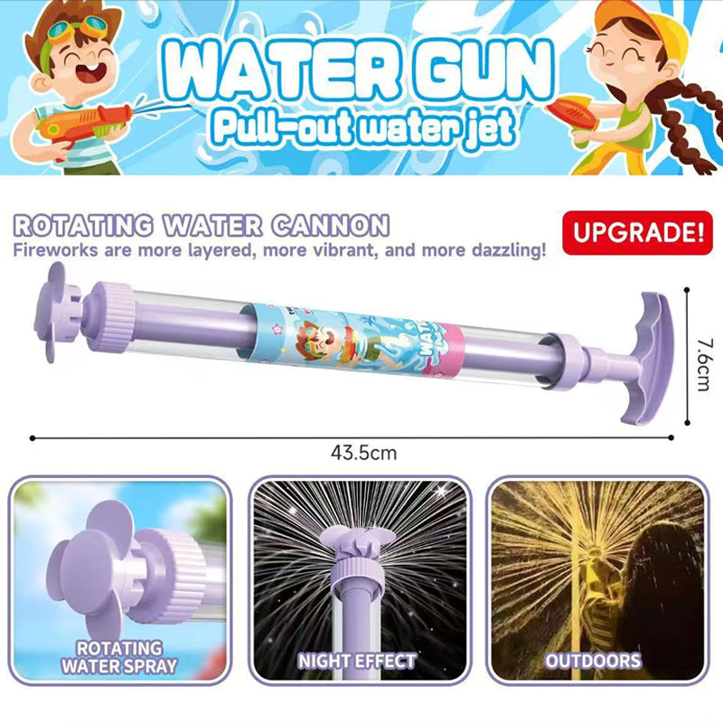 🔫 🌈Világos szivárványos LED-es vízipisztoly 💦✨
