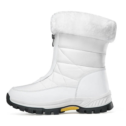 【EU36-42】❄️Téli női PU csizma pamut és polár béléssel