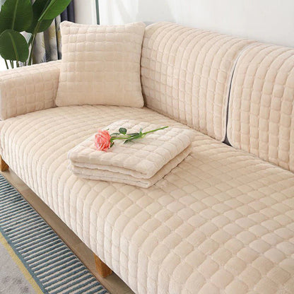 🛋️ Téli csúszásgátló vastag plüss kanapéhuzat
