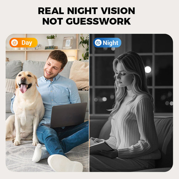 ❤️‍Mini inteligentna kamera HD do monitoringu noktowizyjnego