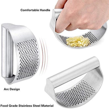 Rozsdamentes acél fokhagymaprés