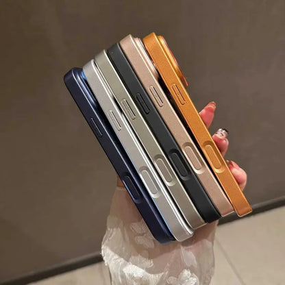 Új, luxusminőségű, matt fémes MagSafe ütésálló védőtok iPhone sorozathoz
