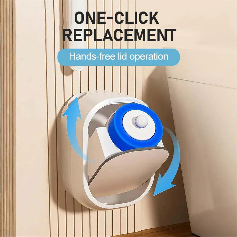 Disposable Toilet Brush with Replaceable Head