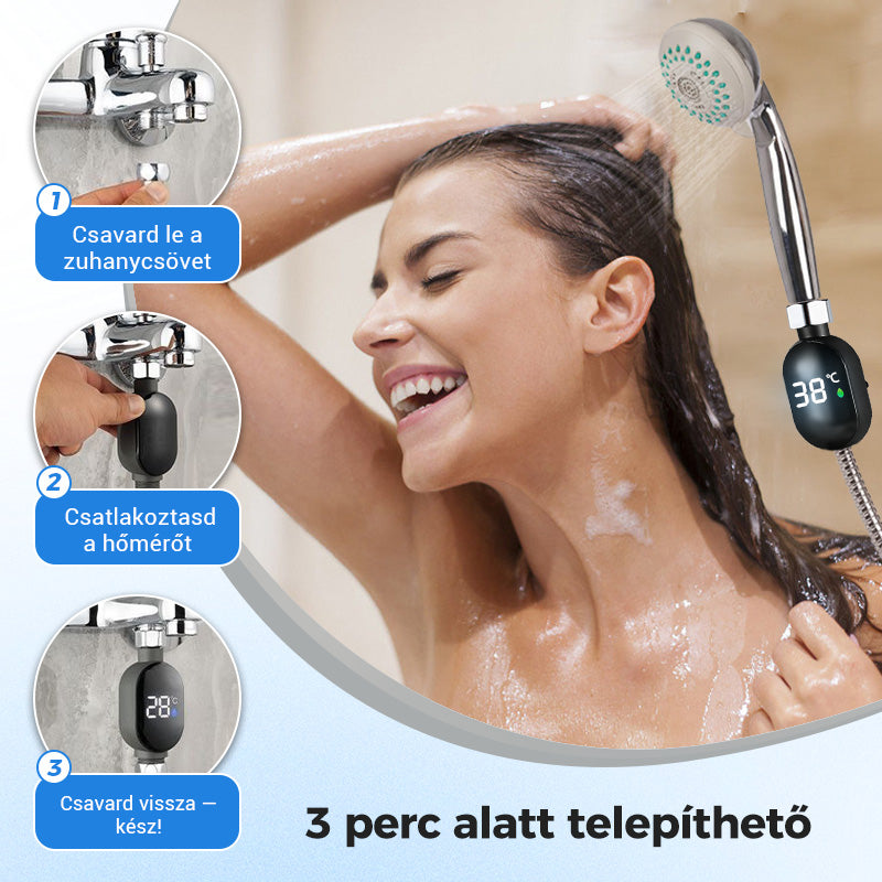 Hőmérsékletmérő – azonnal megjeleníti a hőmérsékletet!