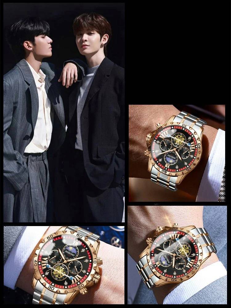 ⌚Vadonatúj, vízálló, automata mechanikus óra