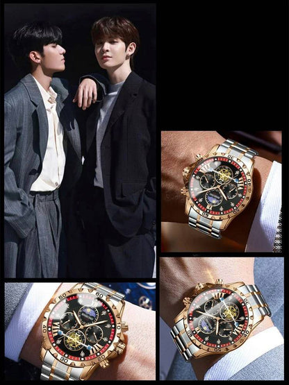 ⌚Vadonatúj, vízálló, automata mechanikus óra