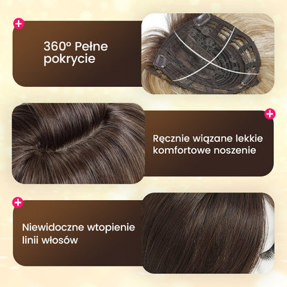 🍀🍀Természetes, légáteresztő szintetikus szálakból készült női paróka🙆