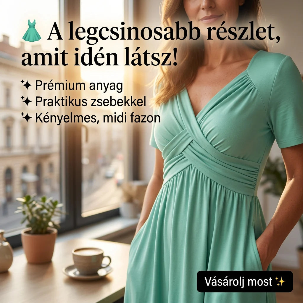【S-3XL】👗Női V-nyakú rövid ujjú hosszú ruhák