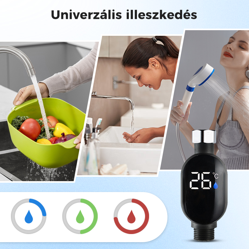 Hőmérsékletmérő – azonnal megjeleníti a hőmérsékletet!