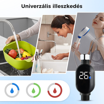 Hőmérsékletmérő – azonnal megjeleníti a hőmérsékletet!
