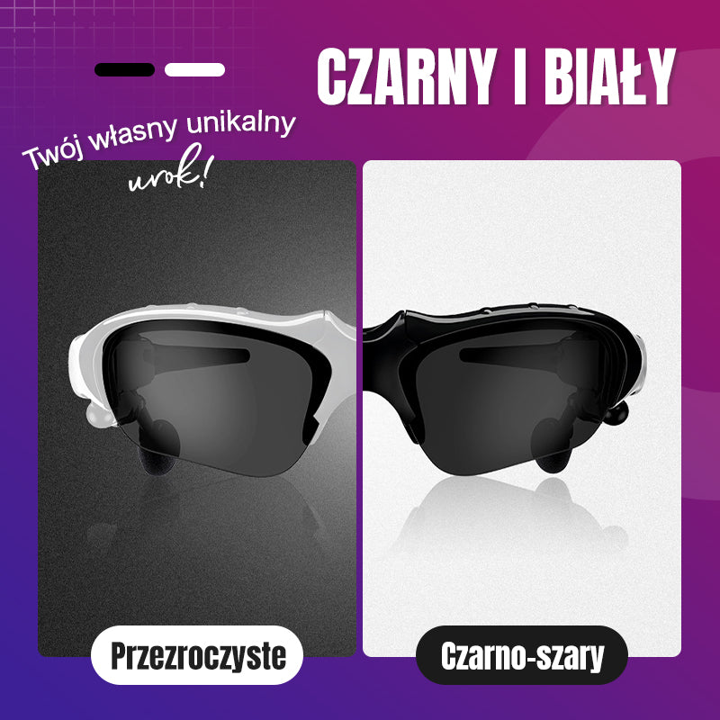 2025 Okulary sportowe bezprzewodowe Bluetooth z polaryzacją