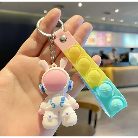 Űrnyúl strici kulcstartó