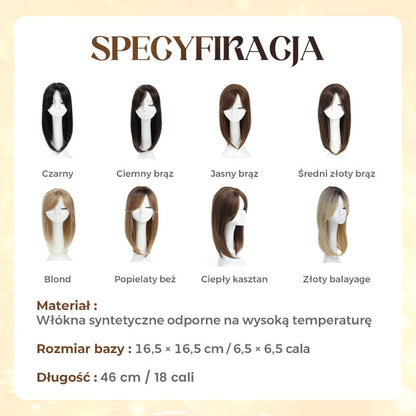 🔥 🔥Vrchní vrstvené příčesky s ofinou pro ženy s tenkými vlasy 🙆