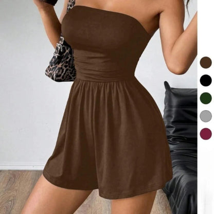 Elegáns Pánt Nélküli Bodycon Jumpsuit