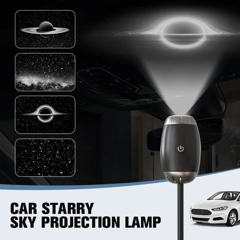 🚗 Autós csillagos égbolt vetítő lámpa – 🌌 Varázslatos, romantikus hangulatvilágítás és zökkenőmentes
