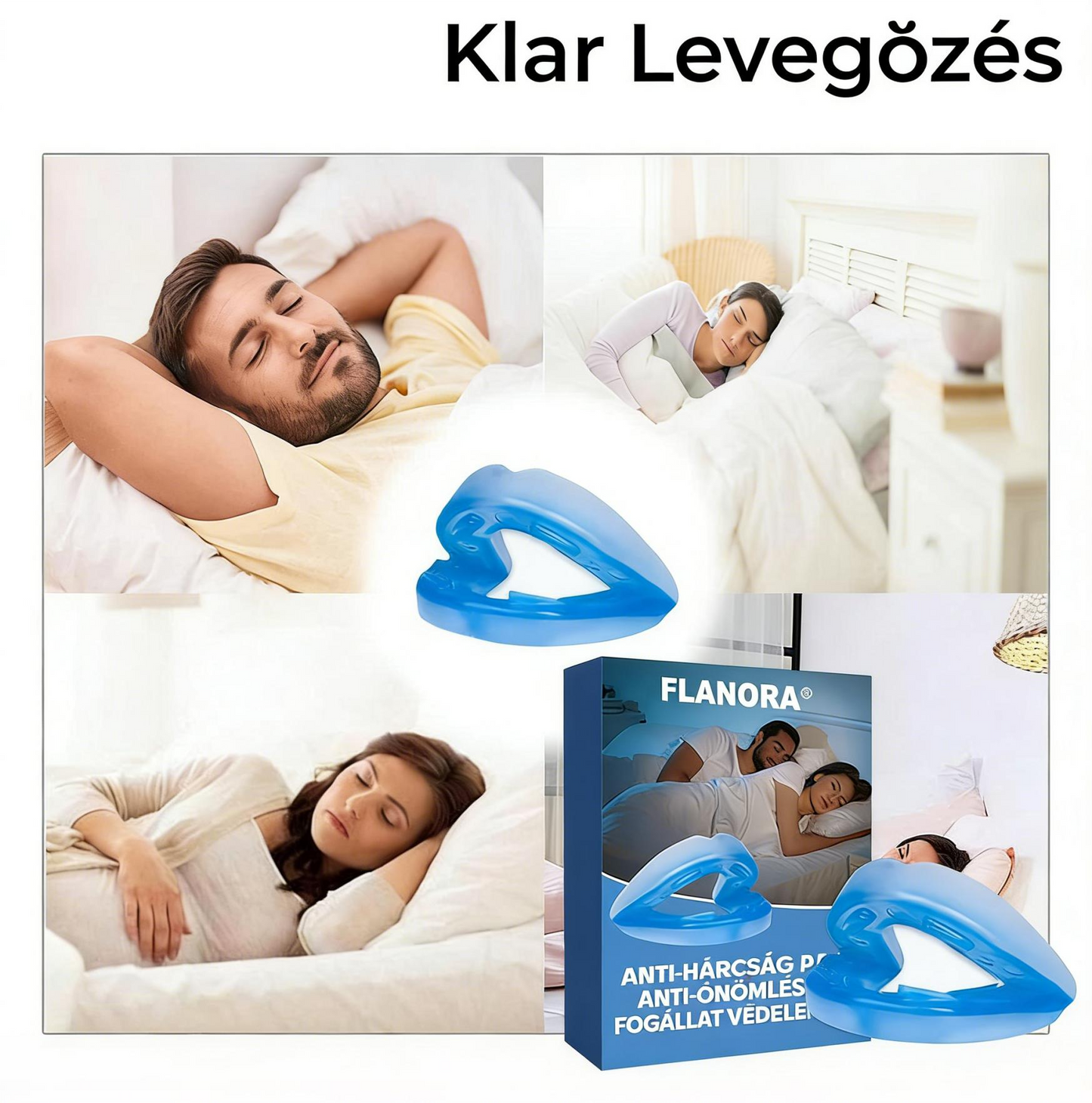 🎁Vásárolj egyet, kapsz egyet ingyen😴 Flanora horkolásgátló készülék