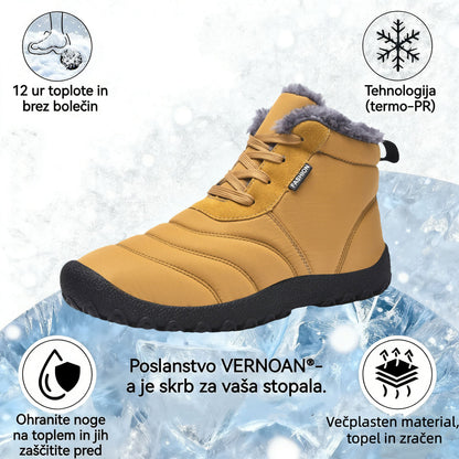 📣Časovno omejena ponudba danes - 70 % popust⏰: VERNOAN® , Ergonomsko oblikovani, varni in topli zimski ortopedski čevlji. 👍 Posebej zasnovani za moške, ki trpijo zaradi bolečin v stopalih, olajšajo hojo!